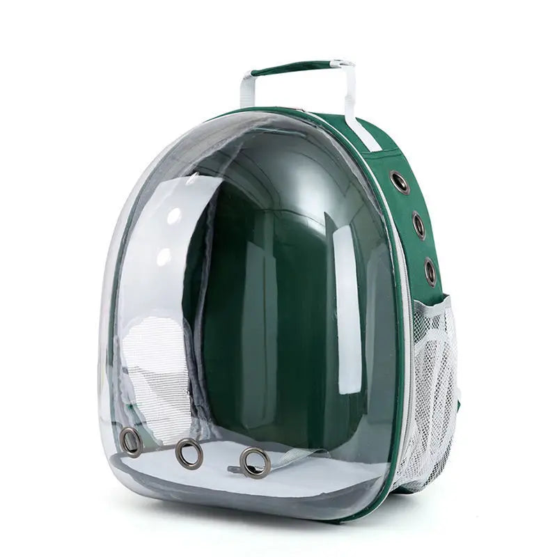 Travel Transparent Pet Cat Handbag Outdoor Portable Cat Backpack Puppy Breathable Handbag Take-Out Pet Supplies