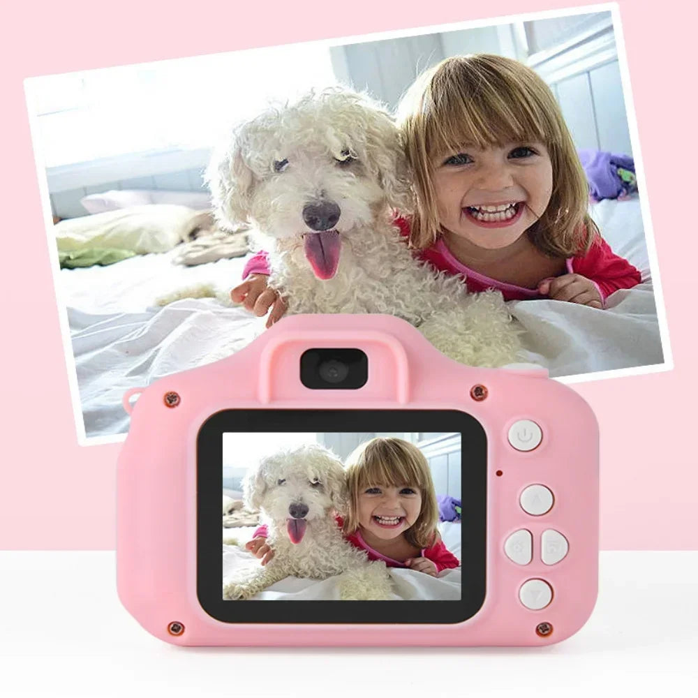 X2 Children Mini Digital Camera Can Take Pictures Video Lovely Small Camera Photography Children Birthday Gift Kids Toys for Kid