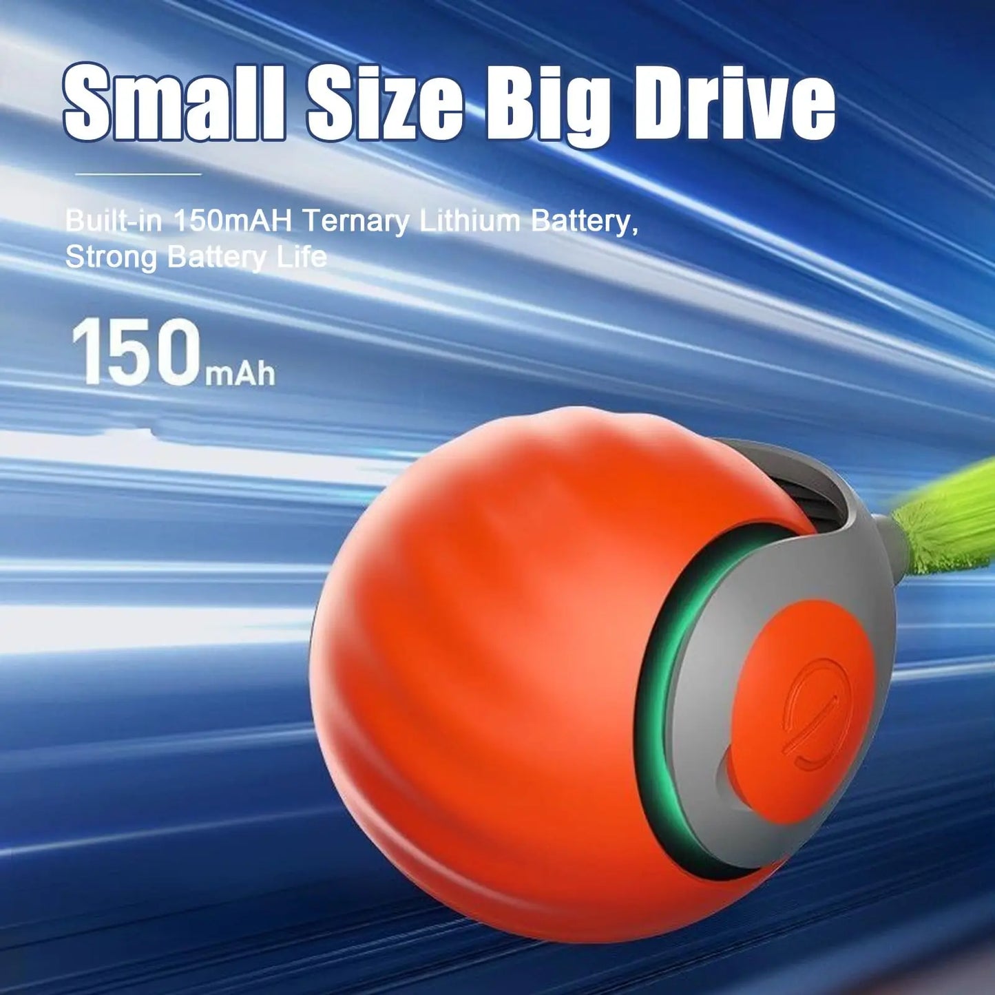 Cat Interactive Ball Toys Automatic Rolling Ball Faux Tail Rechargeable Smart Pet Electric Toy Dog Cat Training Imitate Mouse