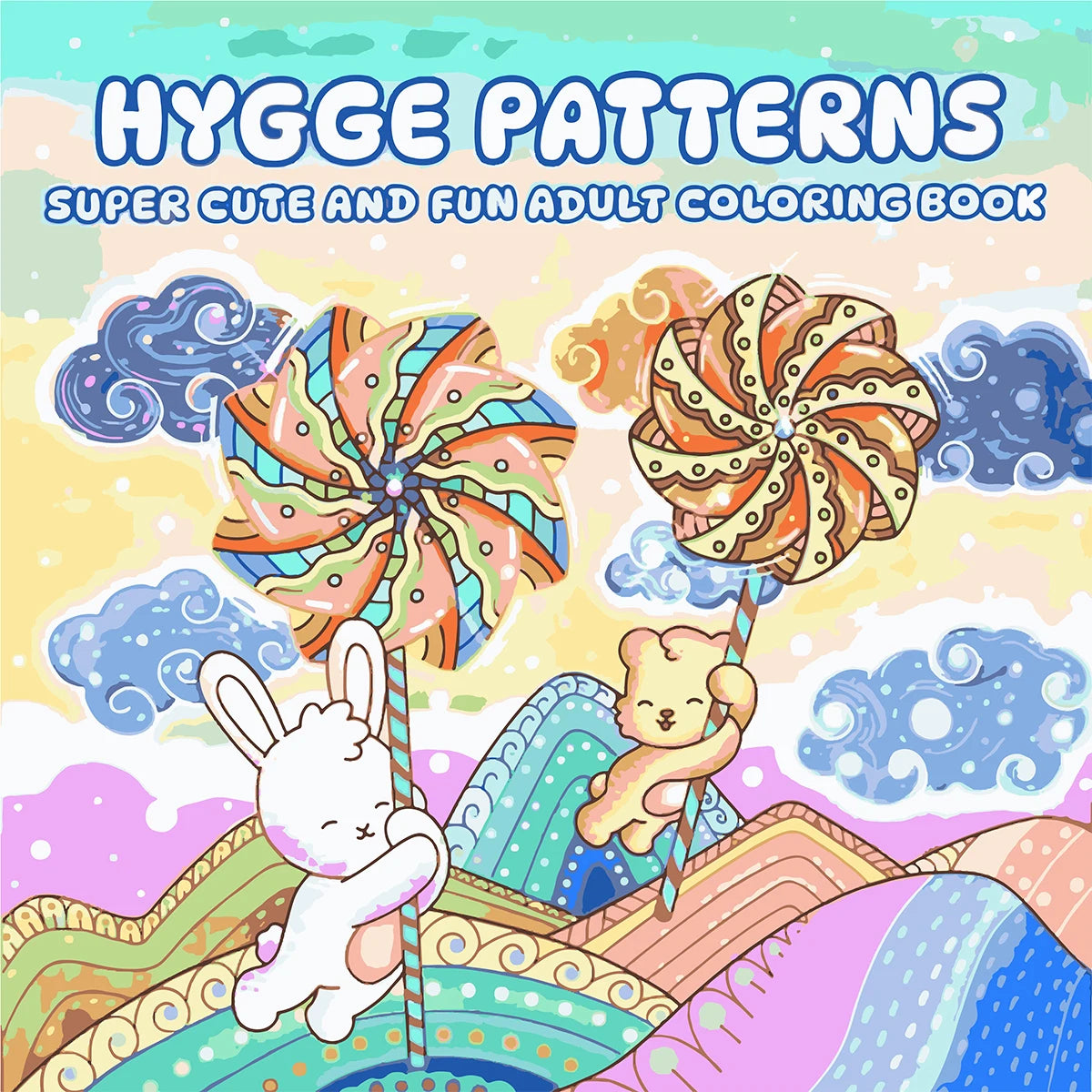 Adult Coloring Book BoldVivid Patterns Simple Relaxing Coloring Home Leisure Moment Stress Relief Parent Child Interaction Crea