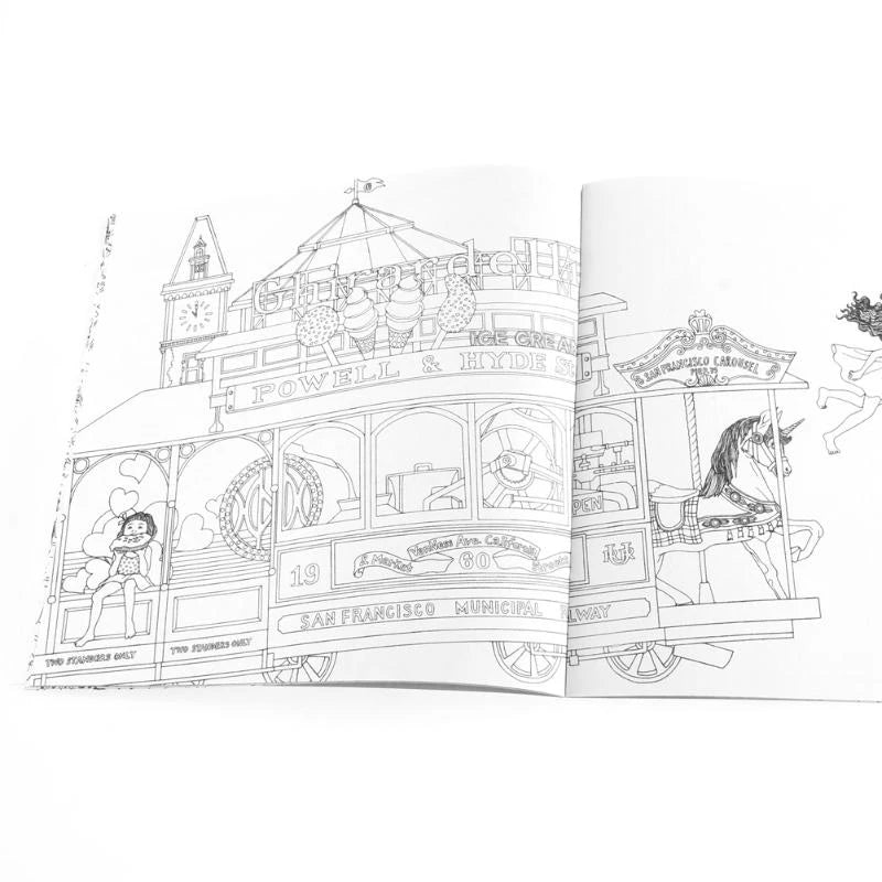 Livre pour enfants Graffiti Coloring Book Peinture English Books Mandalas