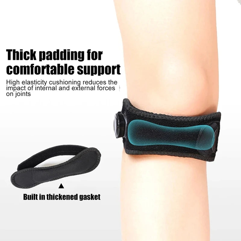 1PCS Adjustable Knob Patella Knee Strap For Running Stairs Climbing Adjustable Patellar Tendon Support Band For Sports
