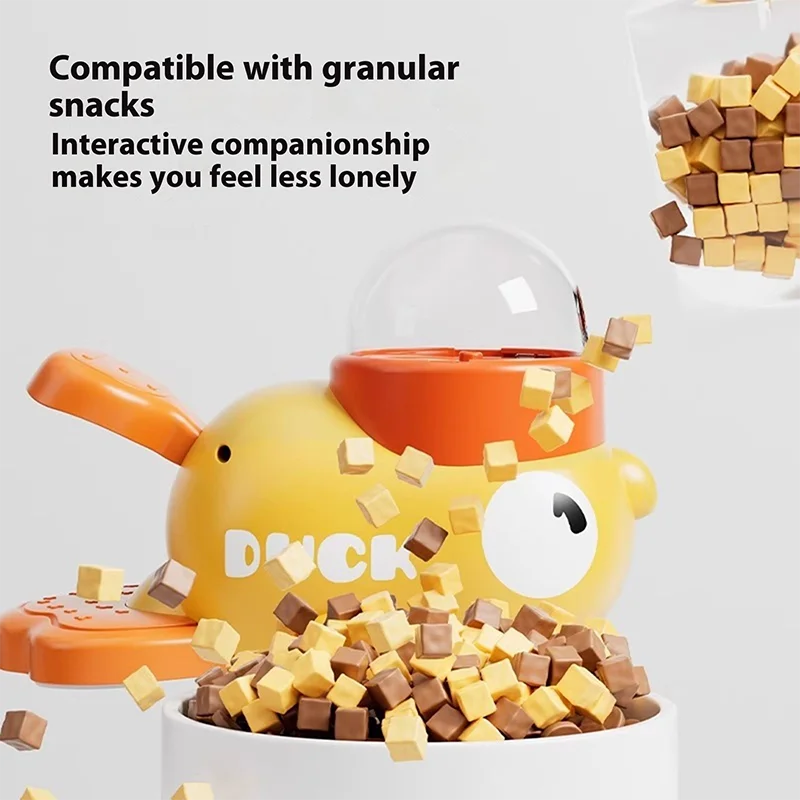 Dog food Feeder Cartoon Duck Design Pet Snack Puzzle Feeder Anti-Slip Puppy Automatic Dog Cat Food Dispenser Toy