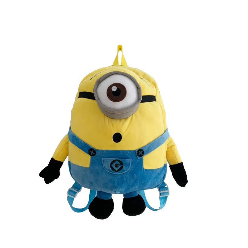 New Cartoon Anime Backpack Minions Doll Large Size School Bag Large Capacity Student Cartoon Backpack