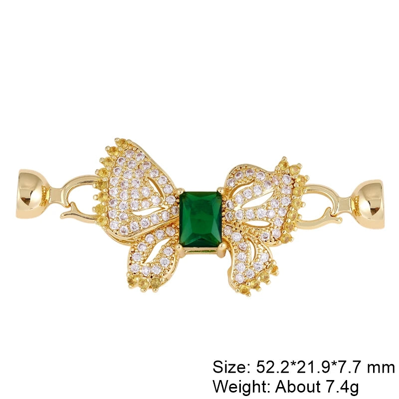 Juya 18K Real Gold Plated Accessories DIY Needlework Beads Pearls Jewelry Making Fastener Closures Lobster Lock Clasps Supplies