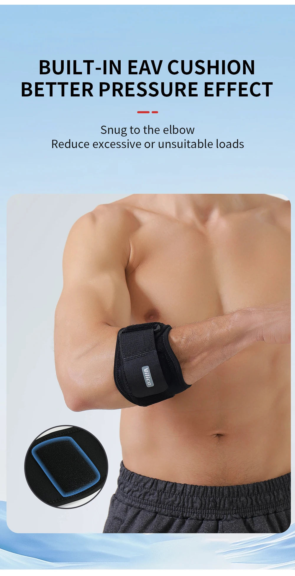 Pressure Exercise Elbow Protection, Fitness Basketball, Daily Exercise, Sweat Absorption, Breathable Support, Elbow Protection