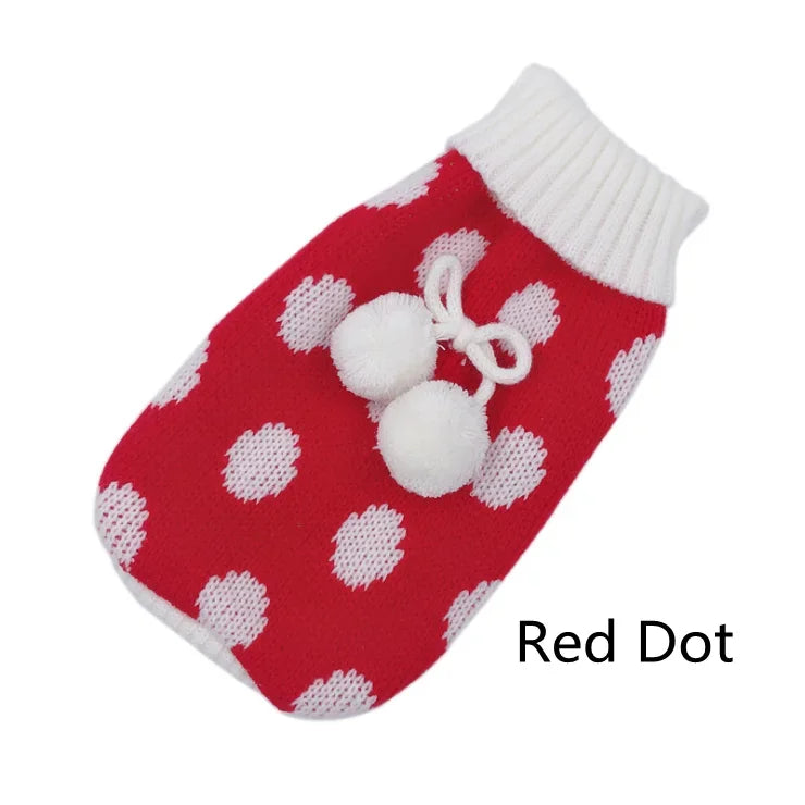 Christmas Cat Dog Sweater Pullover Winter Dog Clothes for Small Dogs Chihuahua Yorkies Puppy Jacket Pet Clothing ubranka dla psa