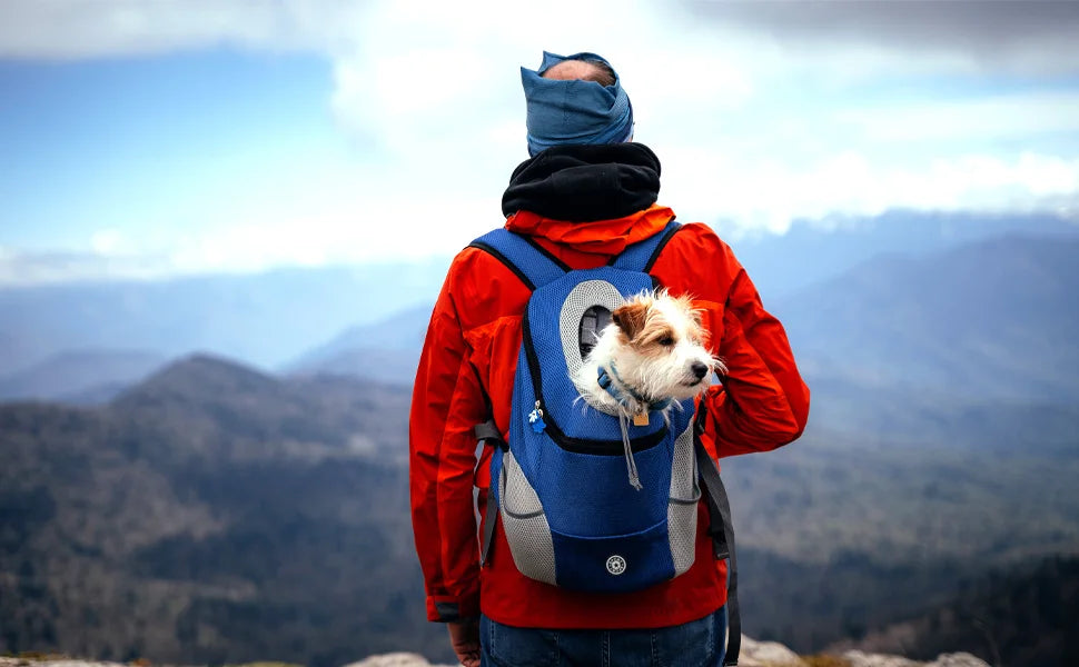 Backpack For Dog Shoulder Carrier Pet Conveyor Backpacks Comfortable Front Motorcycle And Hiking Camping Carrier Bag For Pet Dog