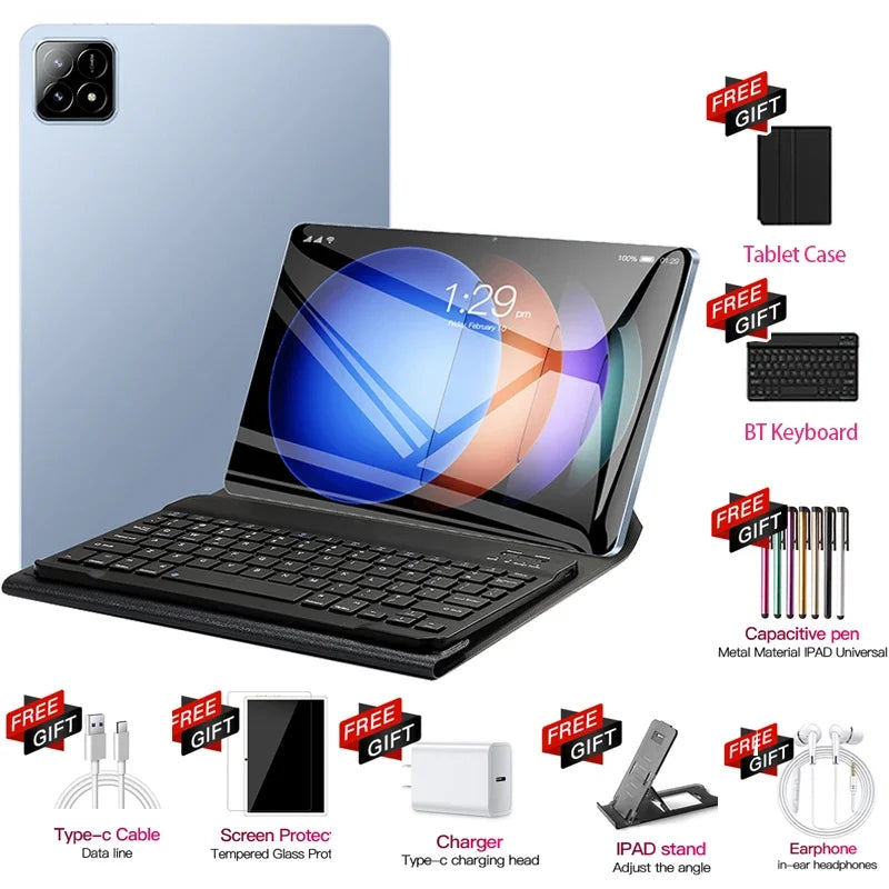 2025 nuevo Original Pad 7S Pro Tablet PC10.1 Snapdragon 8 Gen2 Android14 pulgadas Mi Tab 22GB+2TB Dual SIM 5G WiFi GPS tabletas