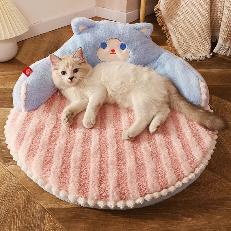 Removable Cat Bed Dog Sofa Pet Pad Cat Nest Pet Bed for Small Medium Dogs Cats Comfortable Plush Puppy Bed Pet Supplies