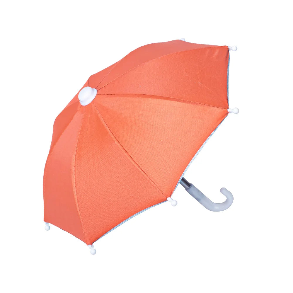 1PC Style Colorful Plastic Mini Umbrella Rain Gear Toy Umbrella Baby Toy Girl Gift Doll Embellishment Doll Clothing Decoration