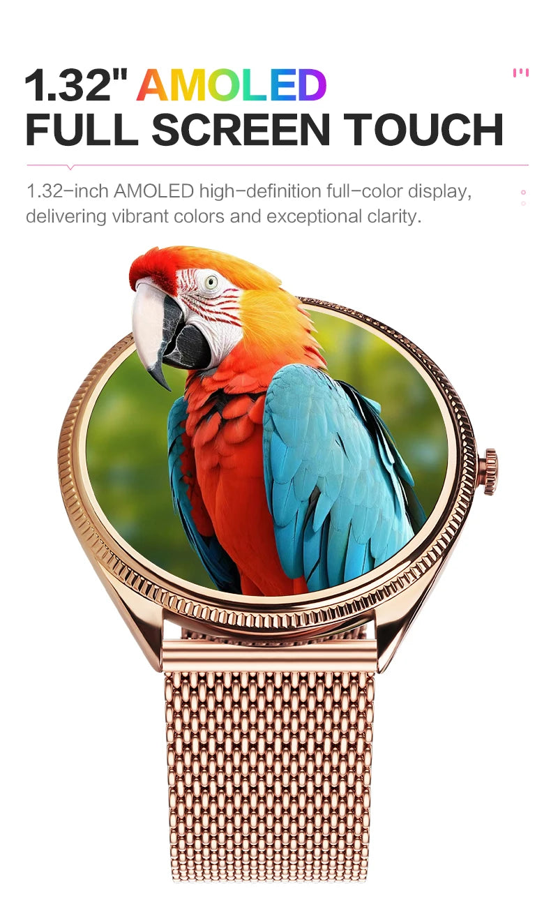 VALDUS VL60 Pro 2025 New Smartwatch For Women Men AMOLED Screen Bluetooth Call IP68 Waterproof Fitness Sports Smart Watch Gift
