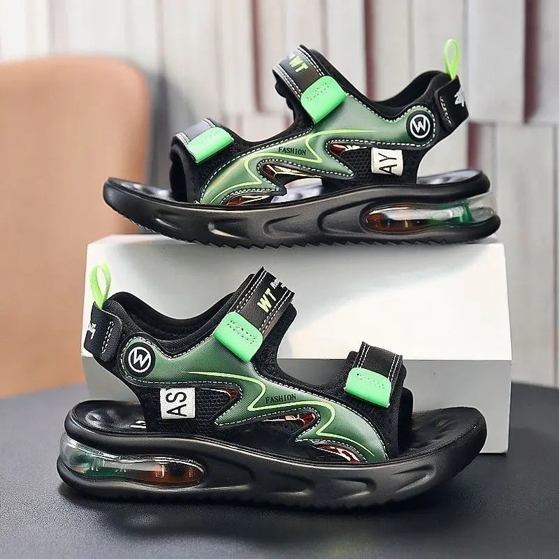 2025 Fashion Kids Sandals Baby Shoes Boy Soft Sole Non-slip Boys Girls Sandals Toddler Children's Shoes Summer Beach 3-14Years