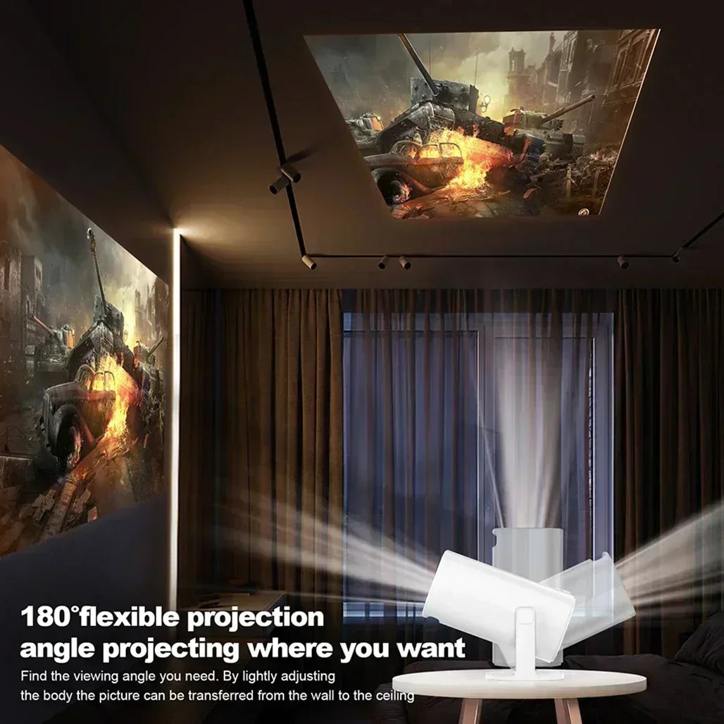 P30 Projector | Android 11 OS | 4K HDR | 1080P Resolution | 2.4G/5G WiFi | BT 5.0 | Outdoor Movie Night