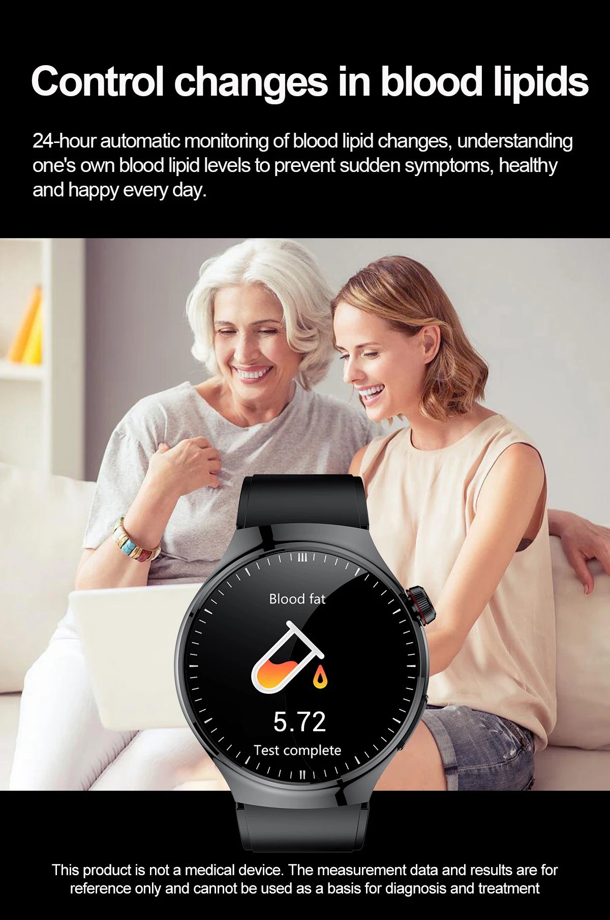 2025 For HUAWEI Precise ECG+PPG Uric acid HD Smart Watch Men Blood lipids Heart Rate Blood pressure Sport Call Health Smartwatch