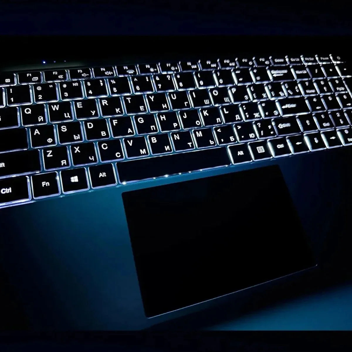 15.6" N5095 Laptop with Up to 32GB RAM 2TB Storage Windows 10/11 Pro Black Backlit English/Russian Keyboard, Portable Notebook