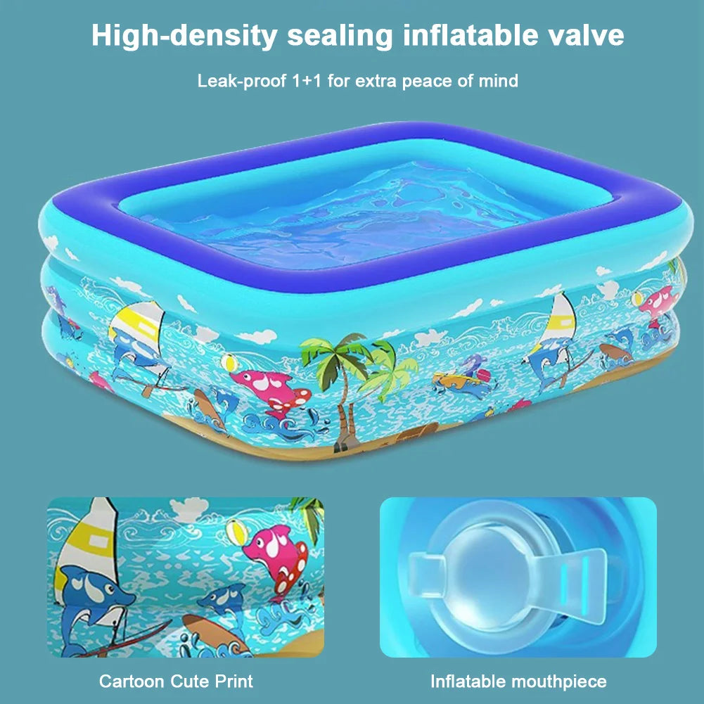 Children's Swimming Pool Inflatable Toys Family Adult Swimming Pools Summer Indoor Outdoor Party Toys Garden Baby Bath Bathtub