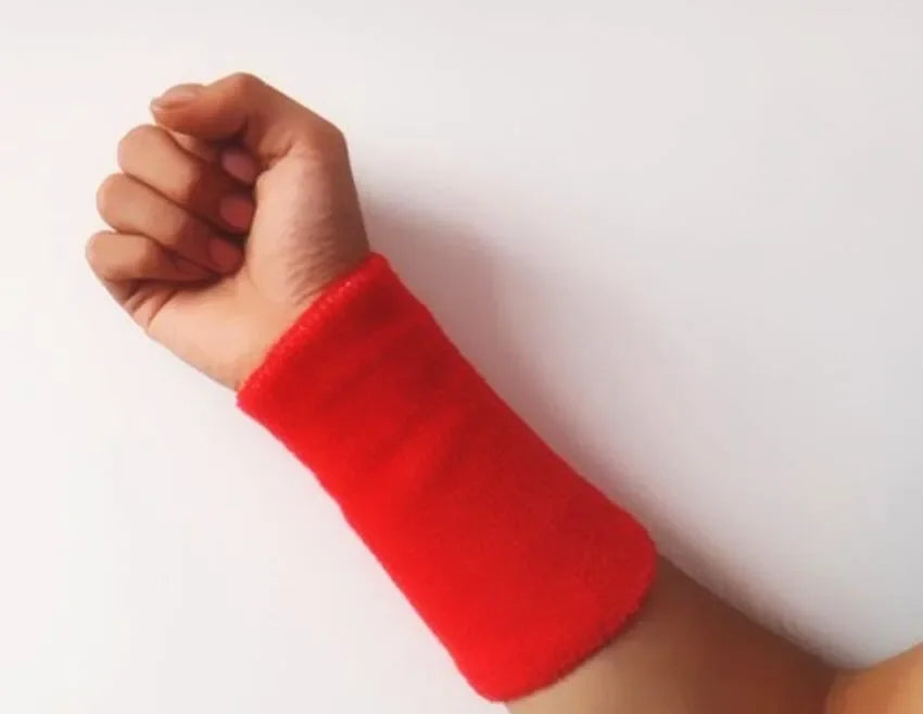 High Quality Sports Sweat Towel Wristband Cotton Elastic Bandage Hand Sport Wristband Gym Support Wrist Brace Wrap Carpal Tunnel