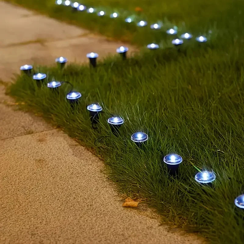 Garden Solar Lights, Waterproof String Lights for Lawn Paths, Camping, Birthday Parties, Holidays and Decorations