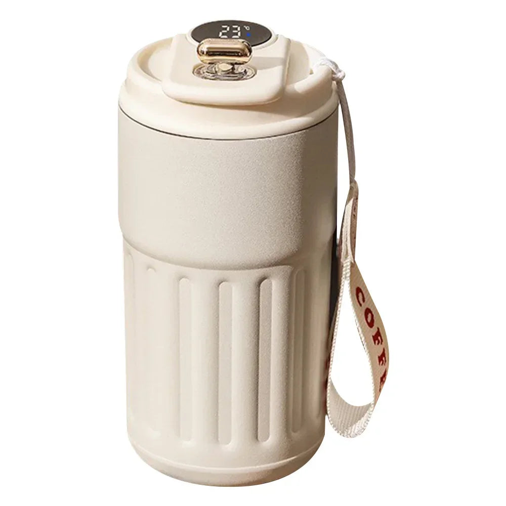 Premium products Intelligent thermos coffee LED temperature display coffee cup 316 stainless steel tumbler portable thermos