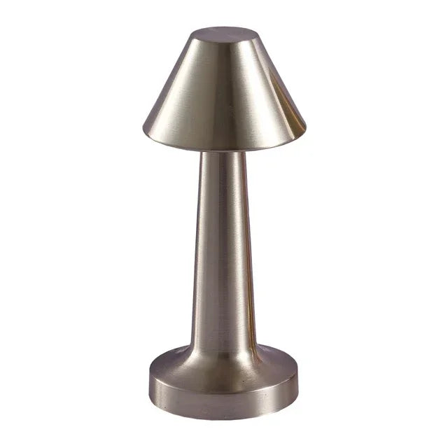 Retro Table Lamp Metal Touch Decor for Bar Coffee Restaurant Decoration Light Desk LED Rechargeable Night Light Bedroom Decor
