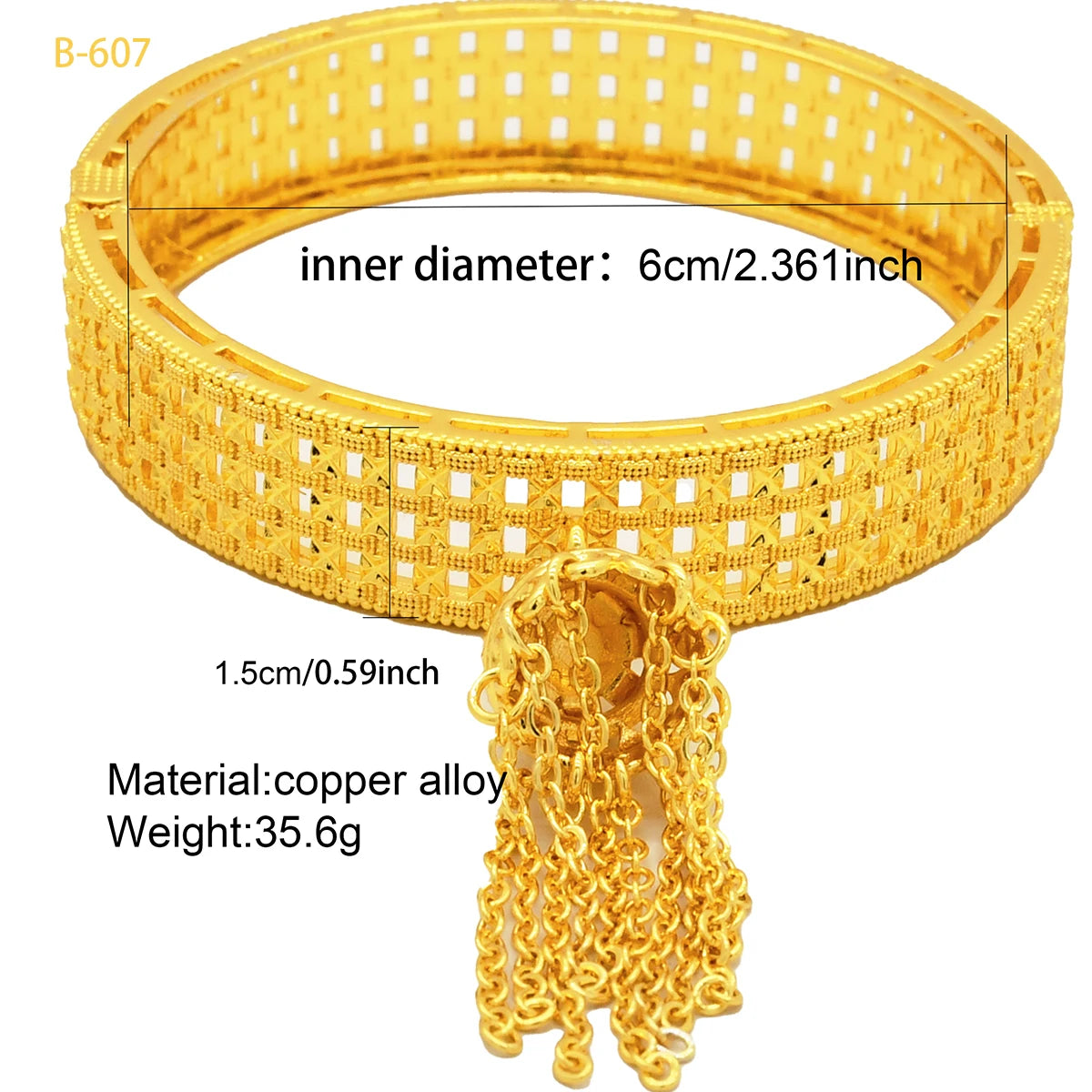 XUHUANG New Design Dubai Gold Color Bangles With Tassel Pendant For Women Indian Middle Eastern Nigerian Wedding Luxury Jewelry