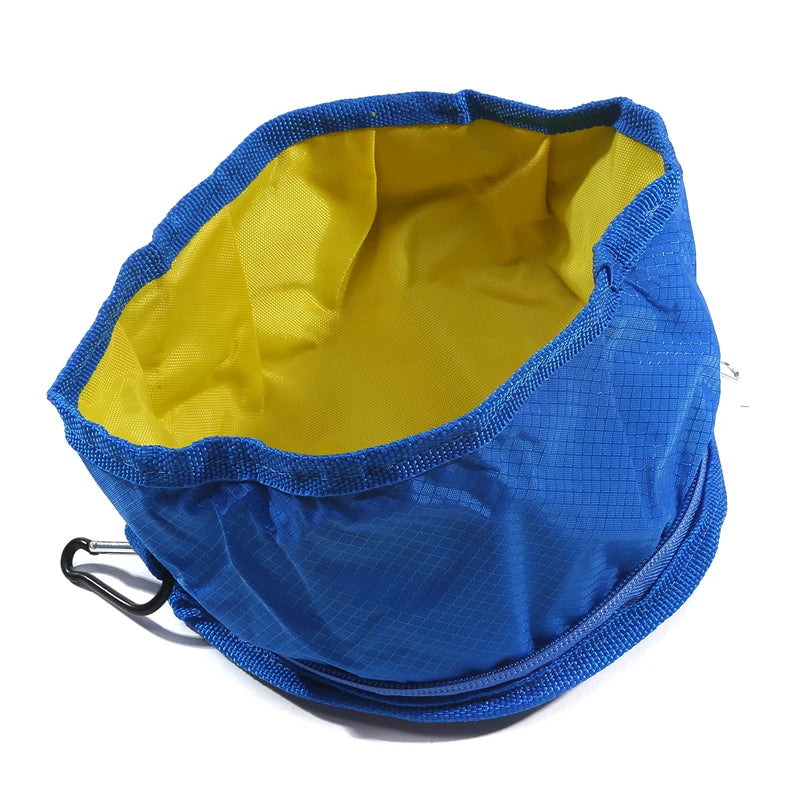 Portable Pet Water Food Feeder Bowl convenient Collapsible Feeding Water For Dog Puppy Cat Outdoor Folding Bowl Pet Supplies