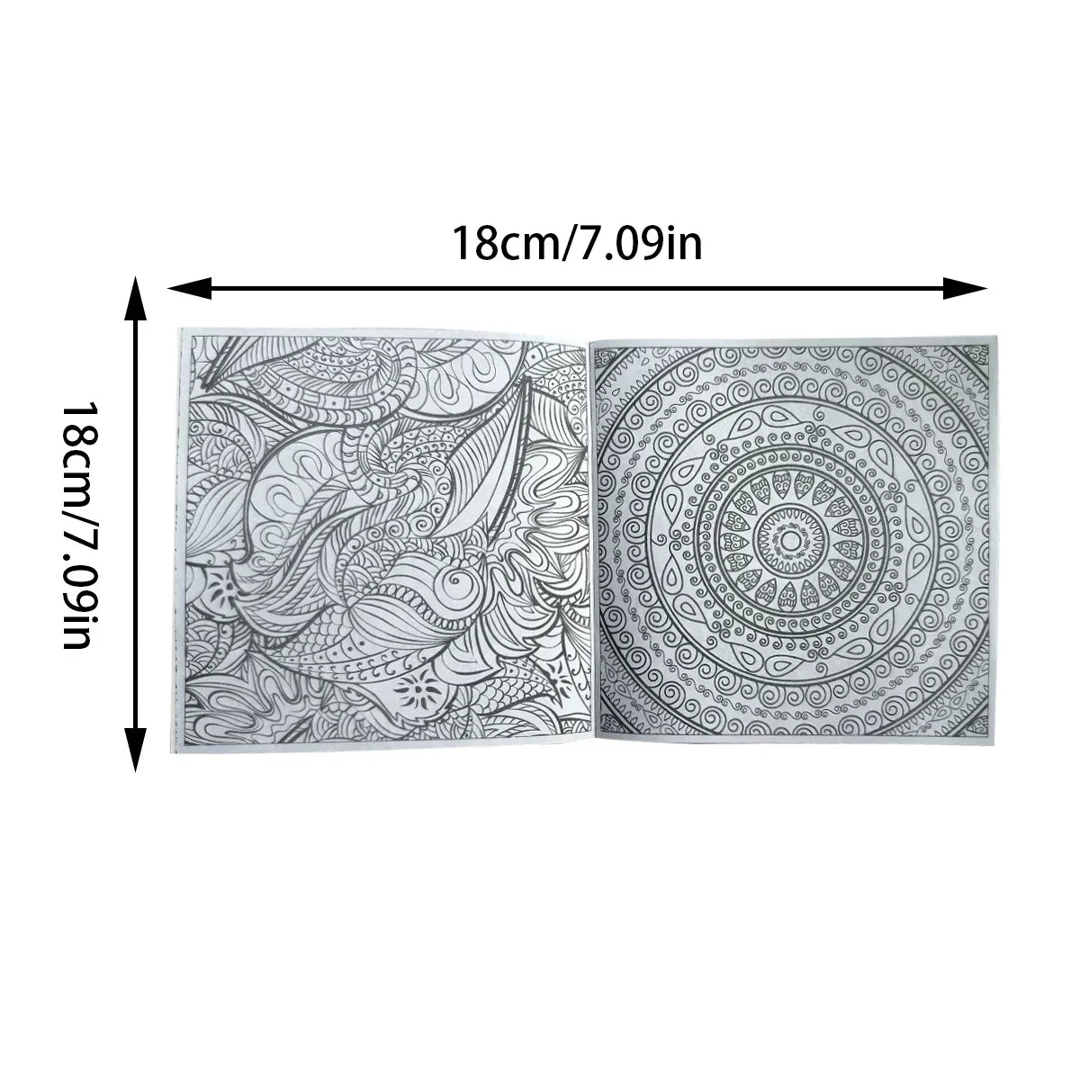 1PCS 24 Pages Mandalas Flower Coloring Book For Children Adult Graffiti Drawing Coloring Book Set Art School Supplies