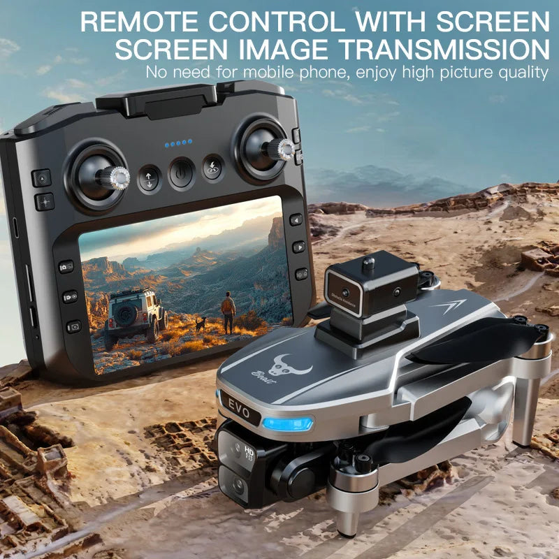 SG901MAX GPS Drone 8K Professional HD Dual Camera 5G WIFI With Screen 360°Obstacle Avoidance Brushless Foldable Quadcopter Drone