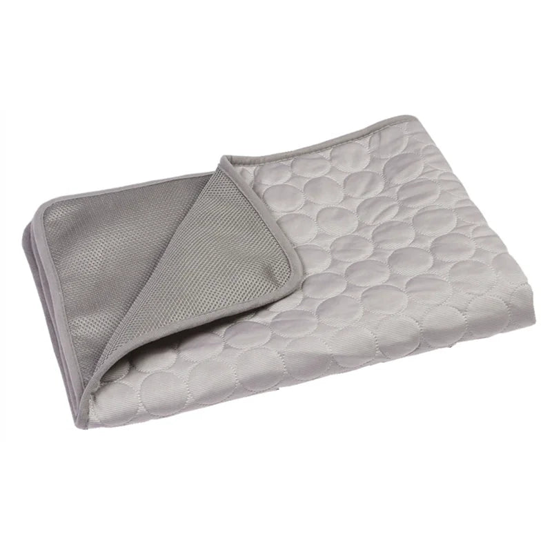 Dog Cooling Mat Large Cooling Pad Summer Pet Bed for Dogs Cats Kennel Pad Breathable Pet Self Cooling Blanket Dog Crate Sleep