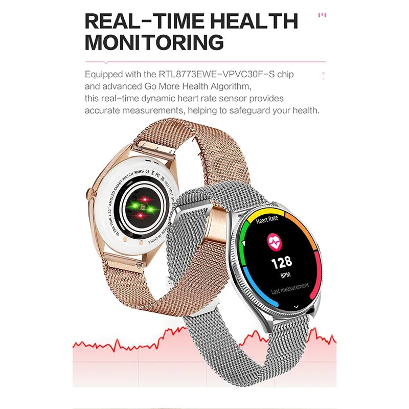 VALDUS VL60 Pro 2025 New Smartwatch For Women Men AMOLED Screen Bluetooth Call IP68 Waterproof Fitness Sports Smart Watch Gift