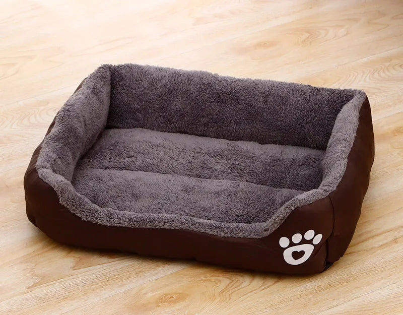 Classical pet Mat Fashion Dog Kennel Bed House Breathable Cotton Soft Cat Nest Dog Warm Bed for Small Medium Dog