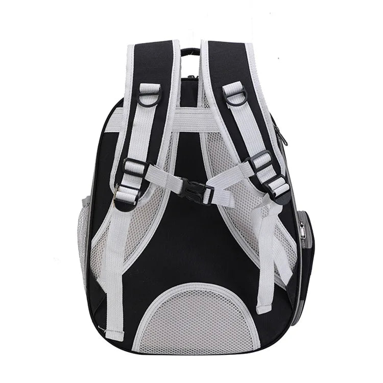 Pet Backpack Transparent Space Capsule Double Shoulder Cat Go Out Backpack Expandable Cat Bag Go Out Portable Small Dog Bag
