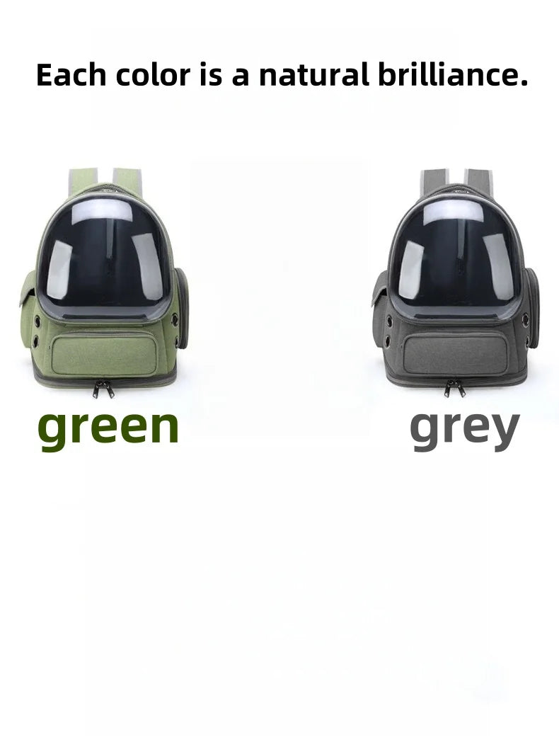 Transparent Pet Carrier Backpack Outdoor Travel Essential for Cats Small Dogs Breathable Design Comfortable Premium Pet Supplies