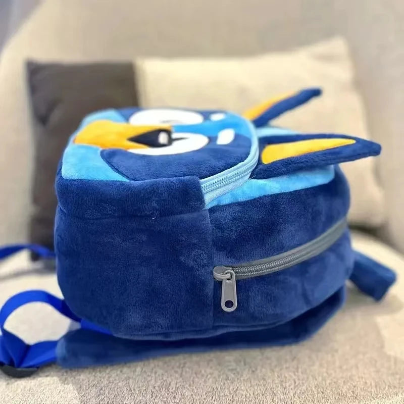 Cartoon Bluey Family Cosplay Kindergarten Children Schoolbag Bluebin Dog Backpack Cute Blue Orange Dog Backpack Children Gifts