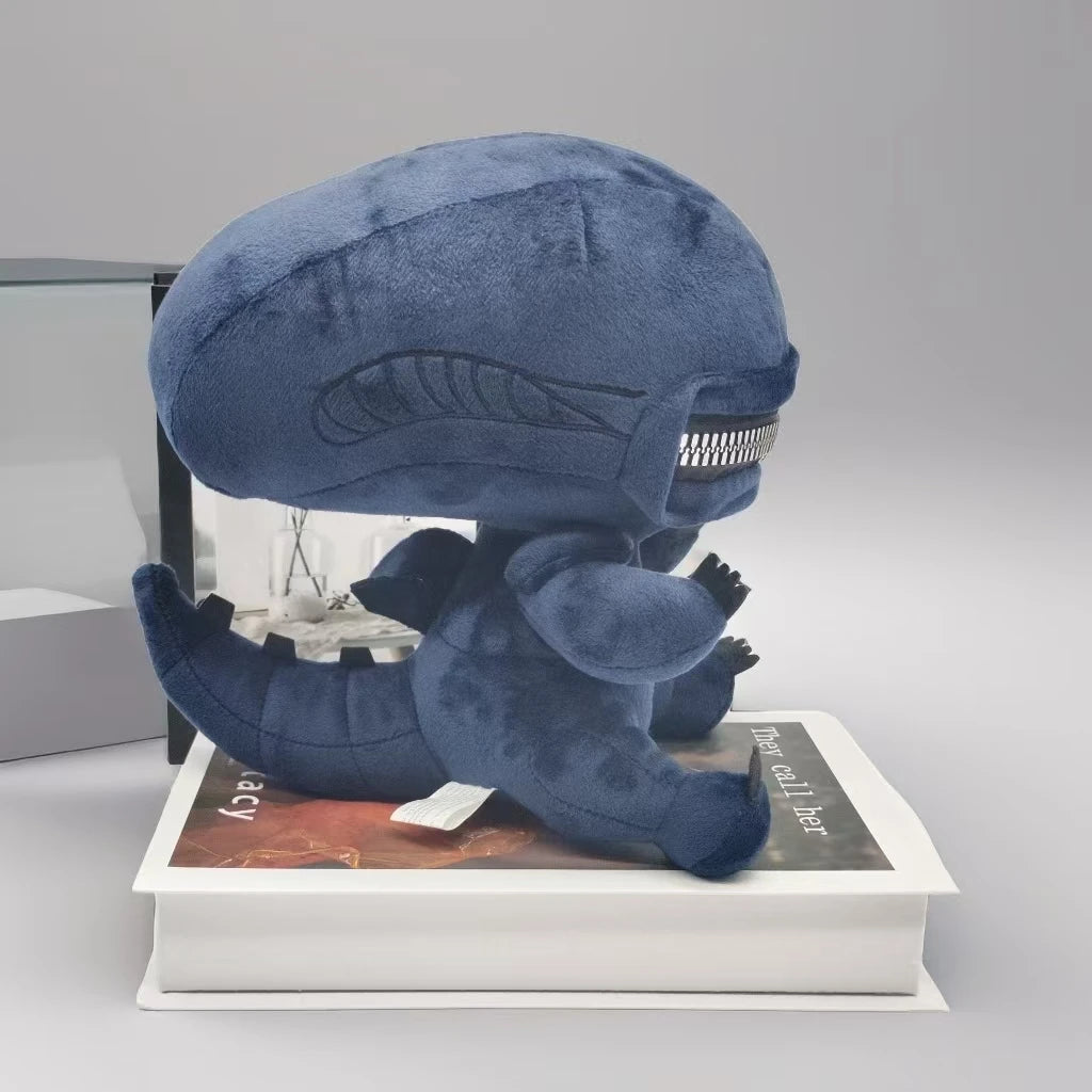 Alien Xenomorph Shaped Zipper Mouth Plush Soft Stuffed Animal Plush Cool Plush ToyGreat Gifts for Boys and Girls Room Decoration