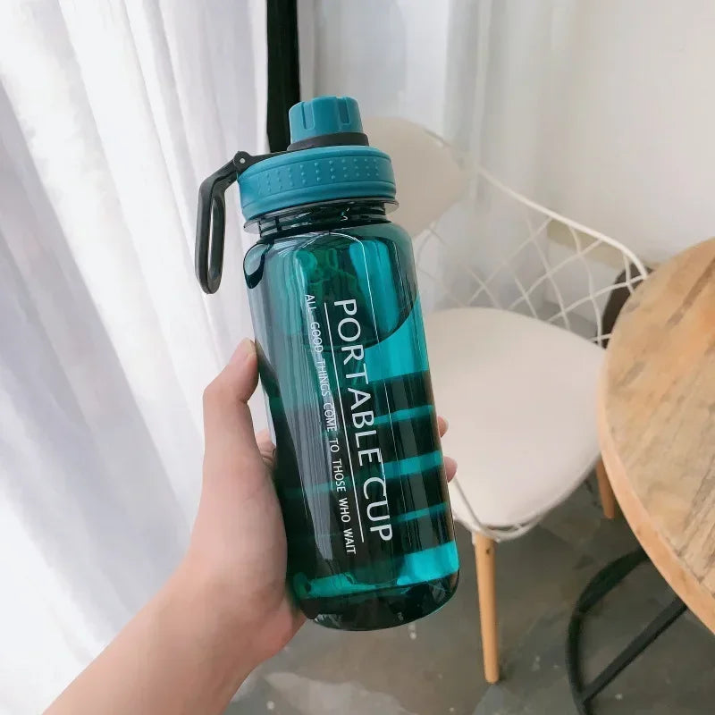 1PC 1000ML Creative Space Cup Large Capacity Sports Water Bottle for Fitness Enthusiasts Easy Carry Hydration Shaker Bottle
