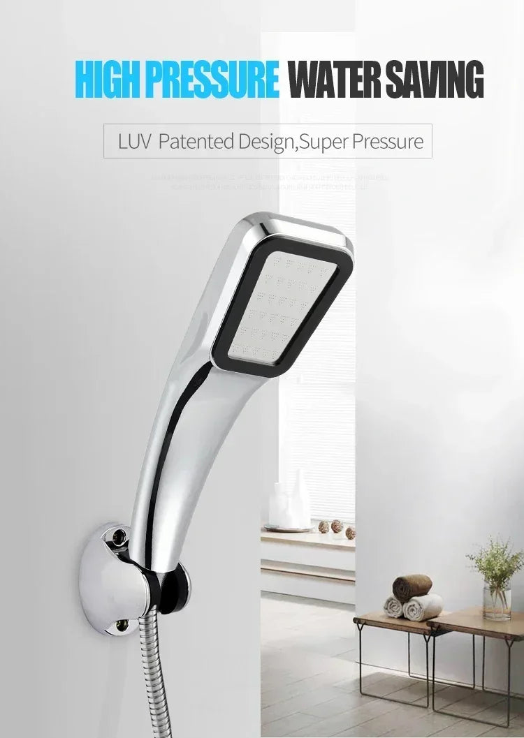 Upgraded High Pressure 300 Holes Rainfall Shower Head Water Saving Spray Nozzle Bathroom Shower Accessories for Home