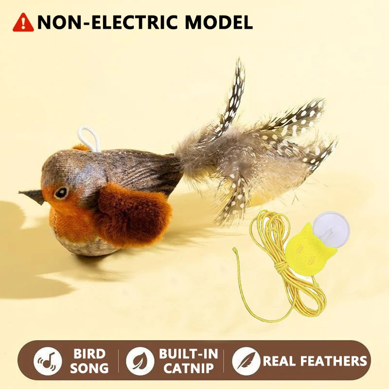 Self-Moving Automatic Cat Teaser Ball with Faux Tail Rechargeable Smart Sensor Cat Toy for Indoor Cats Cat Toys Interactive