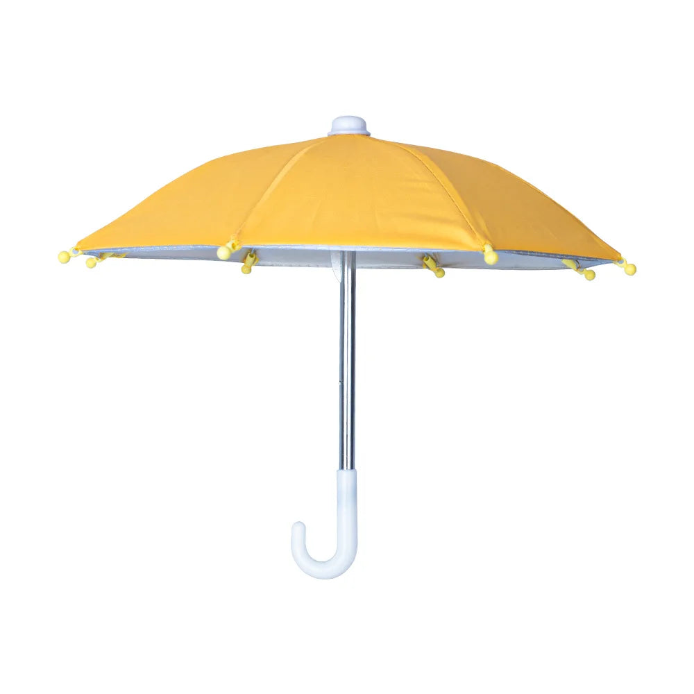 1PC Style Colorful Plastic Mini Umbrella Rain Gear Toy Umbrella Baby Toy Girl Gift Doll Embellishment Doll Clothing Decoration