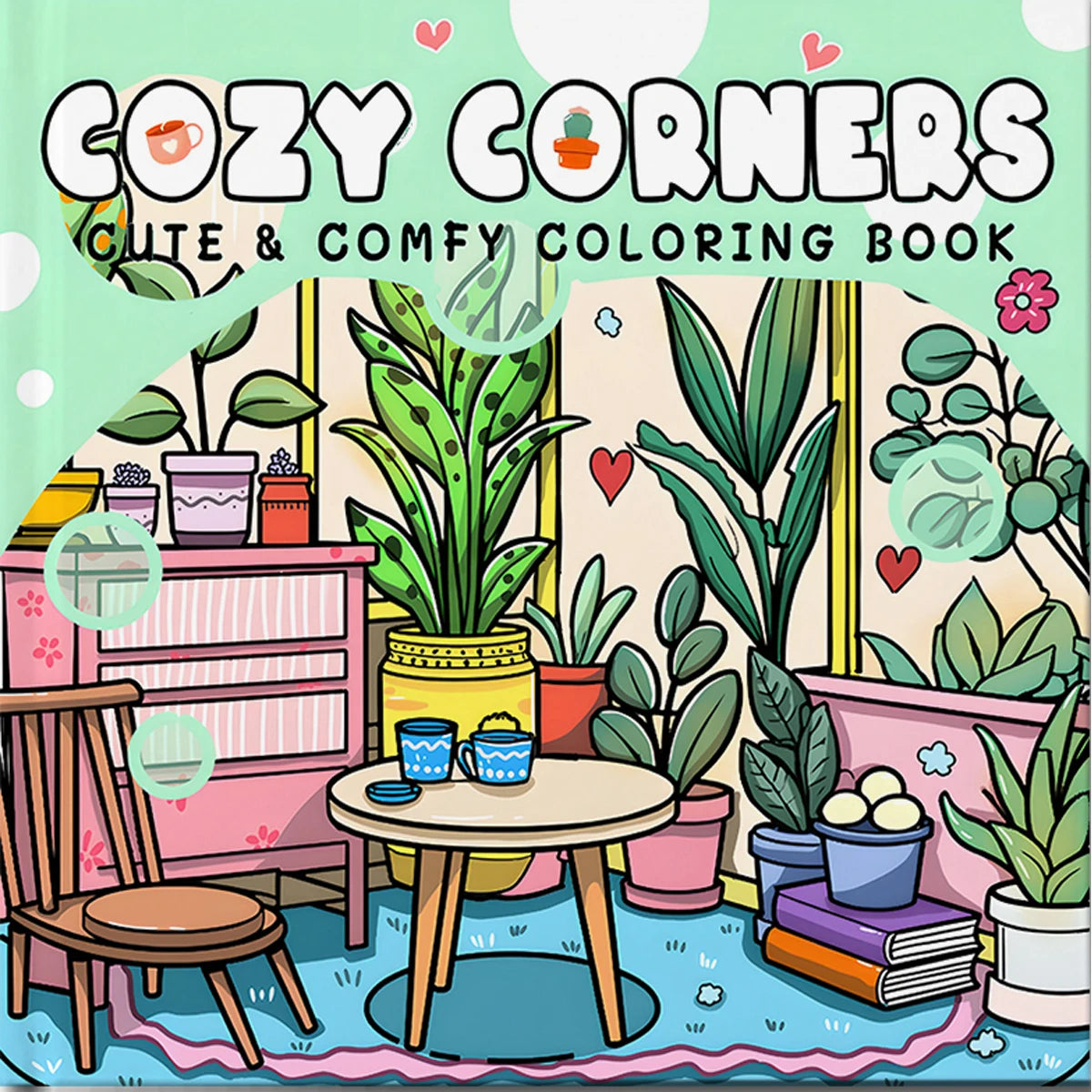 Cozy Friends Coloring Book for Adults and Teens Featuring Cute Cozy Daily Activities Kids Graffiti Book Perfect Gift Birthday