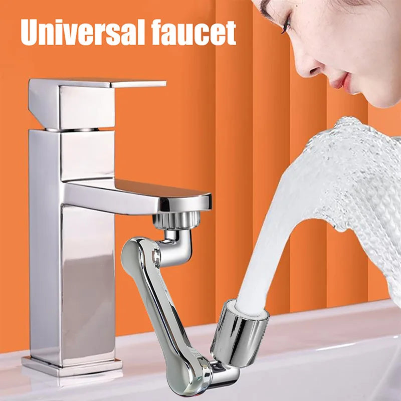 Metal 1080° Rotating Metal Faucet Sprayer Kitchen Saving Water Nozzle Tap Bathroom Faucet Extend Adaptor 22/24mm Bubbler