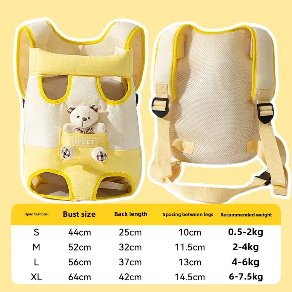 Pet Dog Hand Bag Carrier For Dogs Portable Four-legged Puppy Straddle Packs Shoulder Bag Vest Traction Rope For Yorkshire