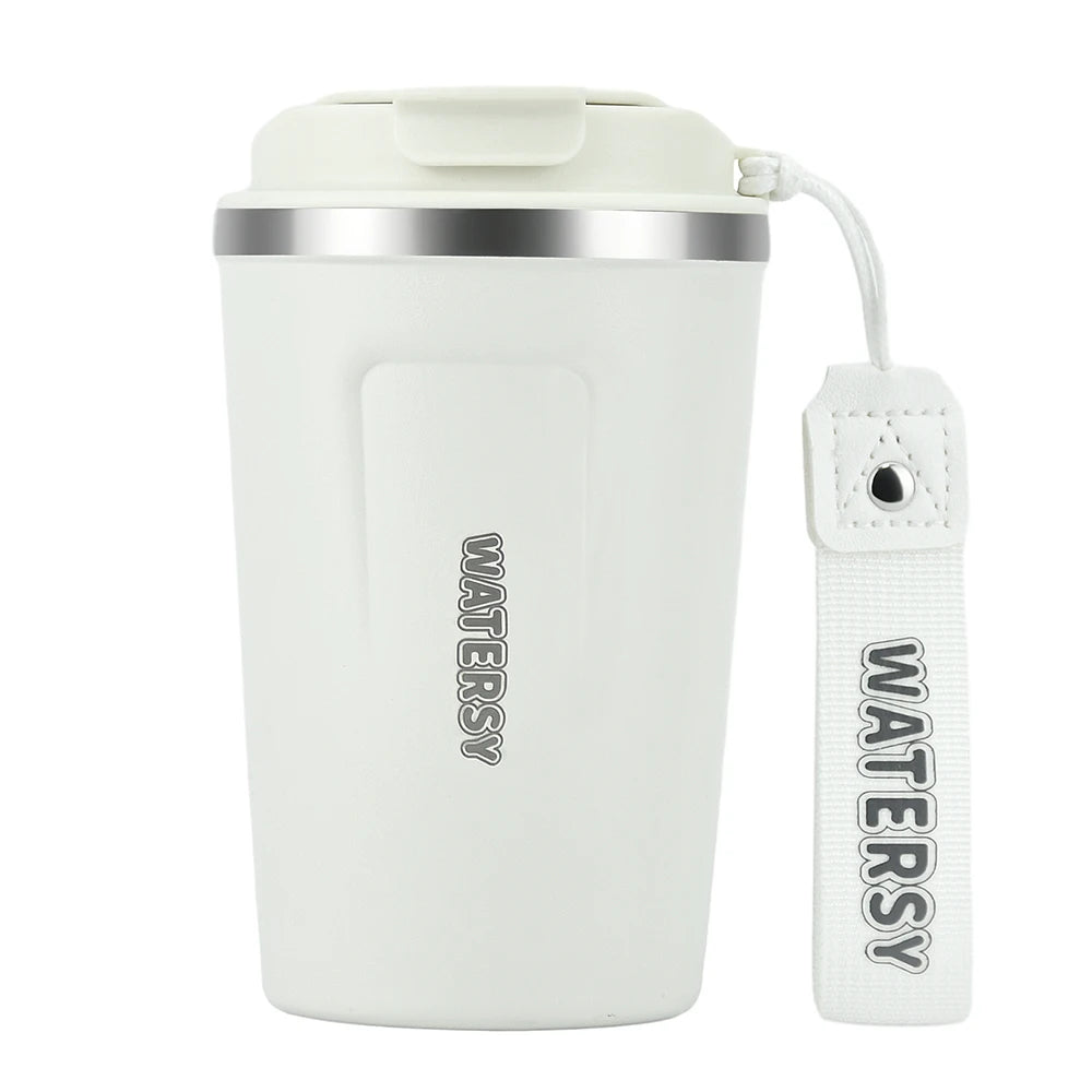 380ML Coffee Cup Stainless Steel Thermal Mug Double Wall Vacuum Insulated Water Bottle Office Home Portable Travel Car Mug