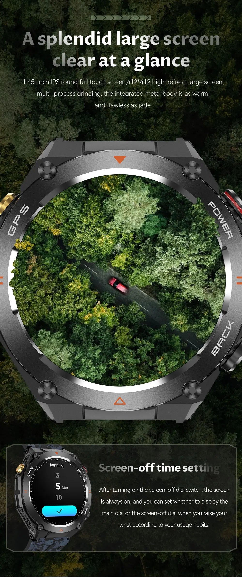 2025 New For Xiaomi GPS Sports Smart Watch Men Waterproof Fitness Trackr Bluetooth call 650Mah Battery Smartwatch Woman Bracelet