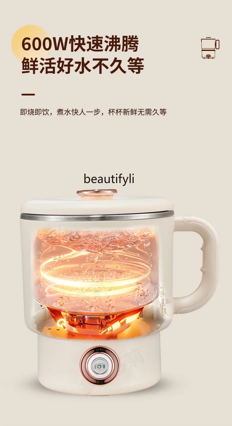 Folding kettle, small outdoor travel, household stainless steel, portable electric kettle