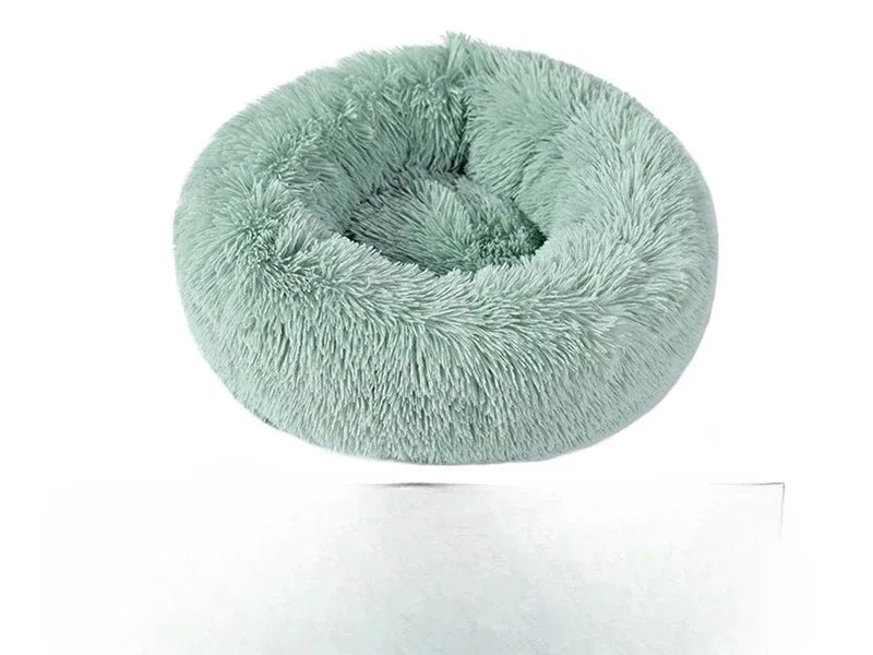 Plush Pet Nest Winter Cat Nest Dog Nest Warm Detachable and Washable Round Cat Nest Pet Bed Seasonal Universal Decoration Home