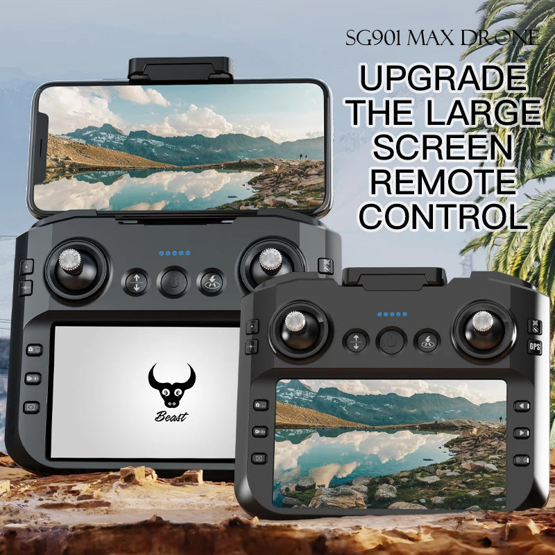 New SG901 MAX GPS Drone Professional 8K Camera Aerial FPV Brush Avoiding Obstacle with Large Screen Remote Control Folding Dron