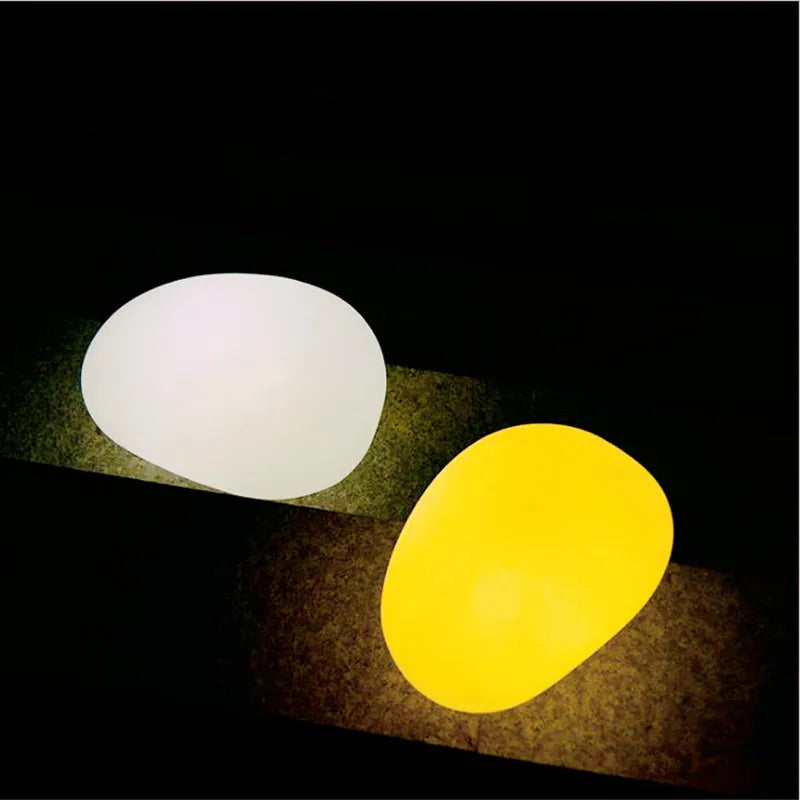 Garden LED Stone Light Lawn Lamp Outdoor Landscape Lighting Remote Control Home Floor Lamp Camping Party Decoration Cobble