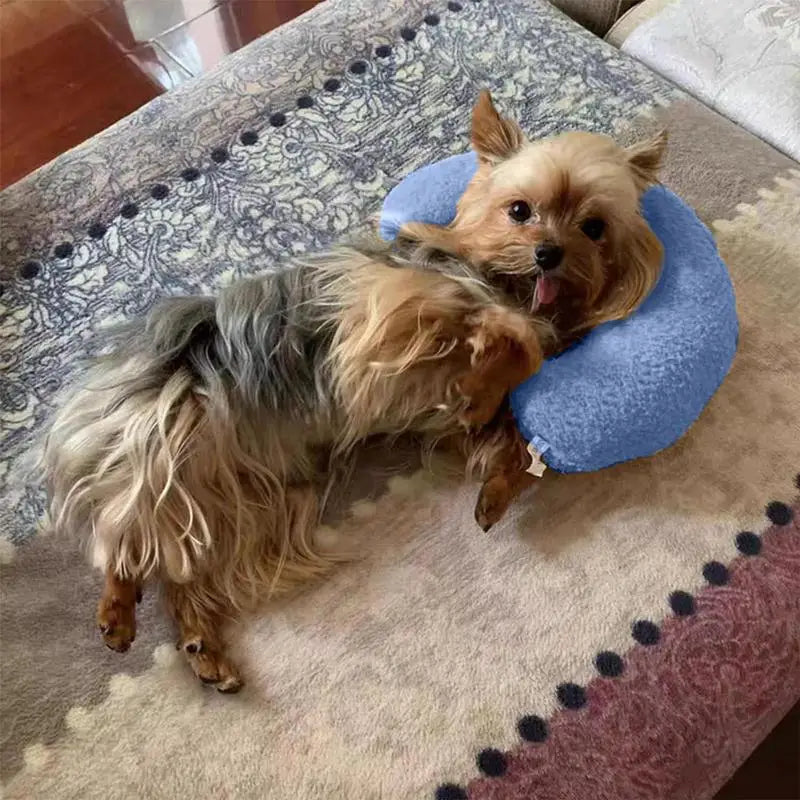 U-Shaped Pillow For Pet Comfortable U-Shaped Pet Neck Pillow For Sleep Pet Supplies For Cats Kittens Puppies Small Medium And